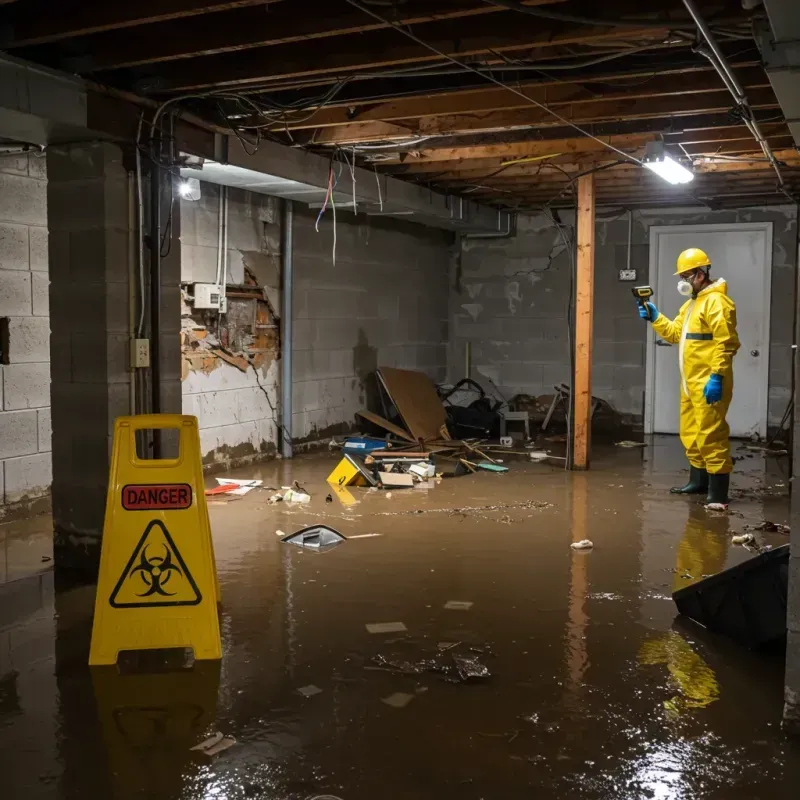 Flooded Basement Electrical Hazard in Sackets Harbor, NY Property